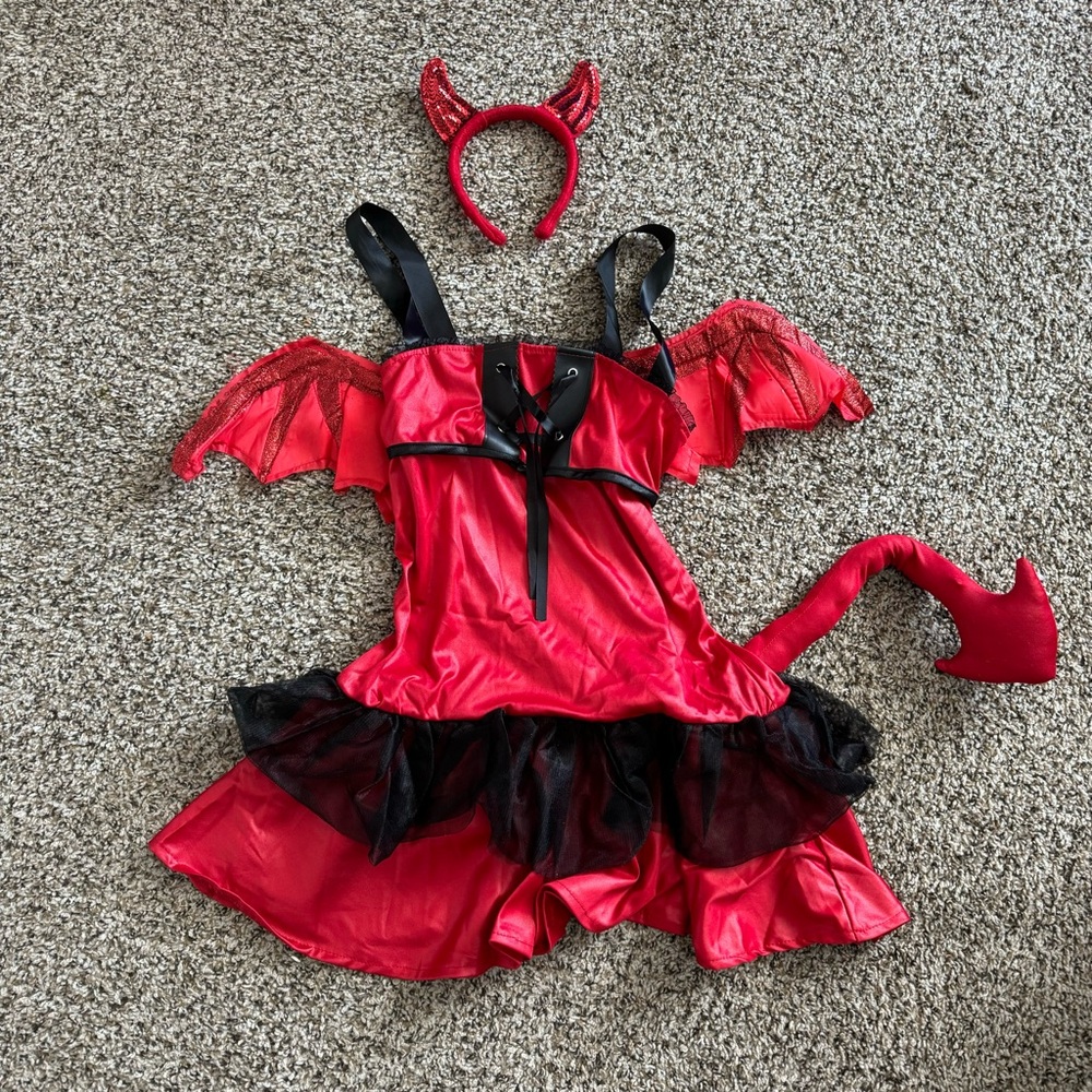 Girls Devil Costume